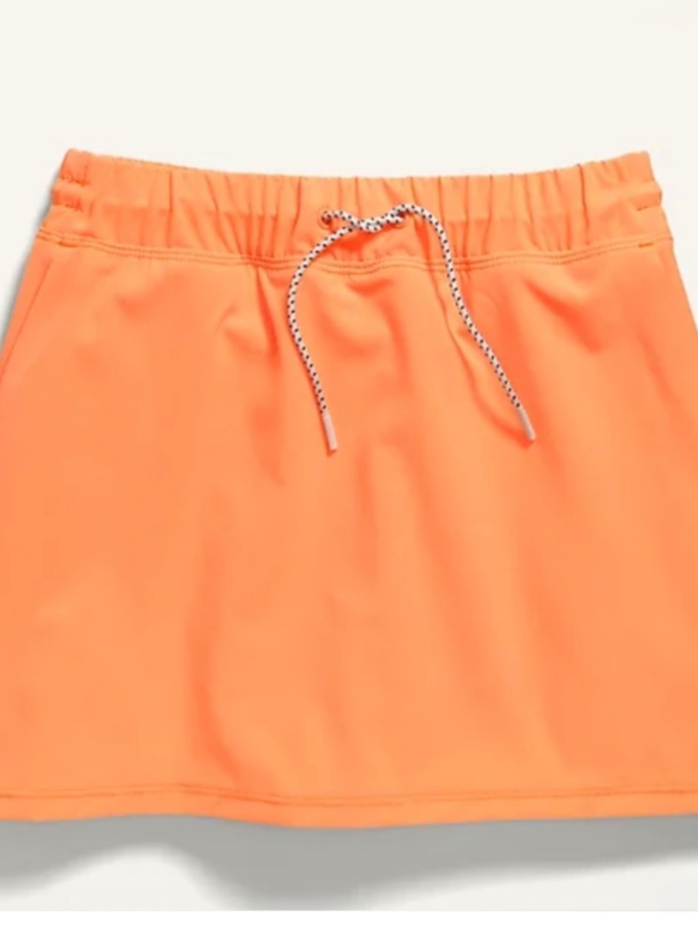Old Navy Active StretchTech Performance Skort Skirt Neon Orange Girls XL 14 - 16